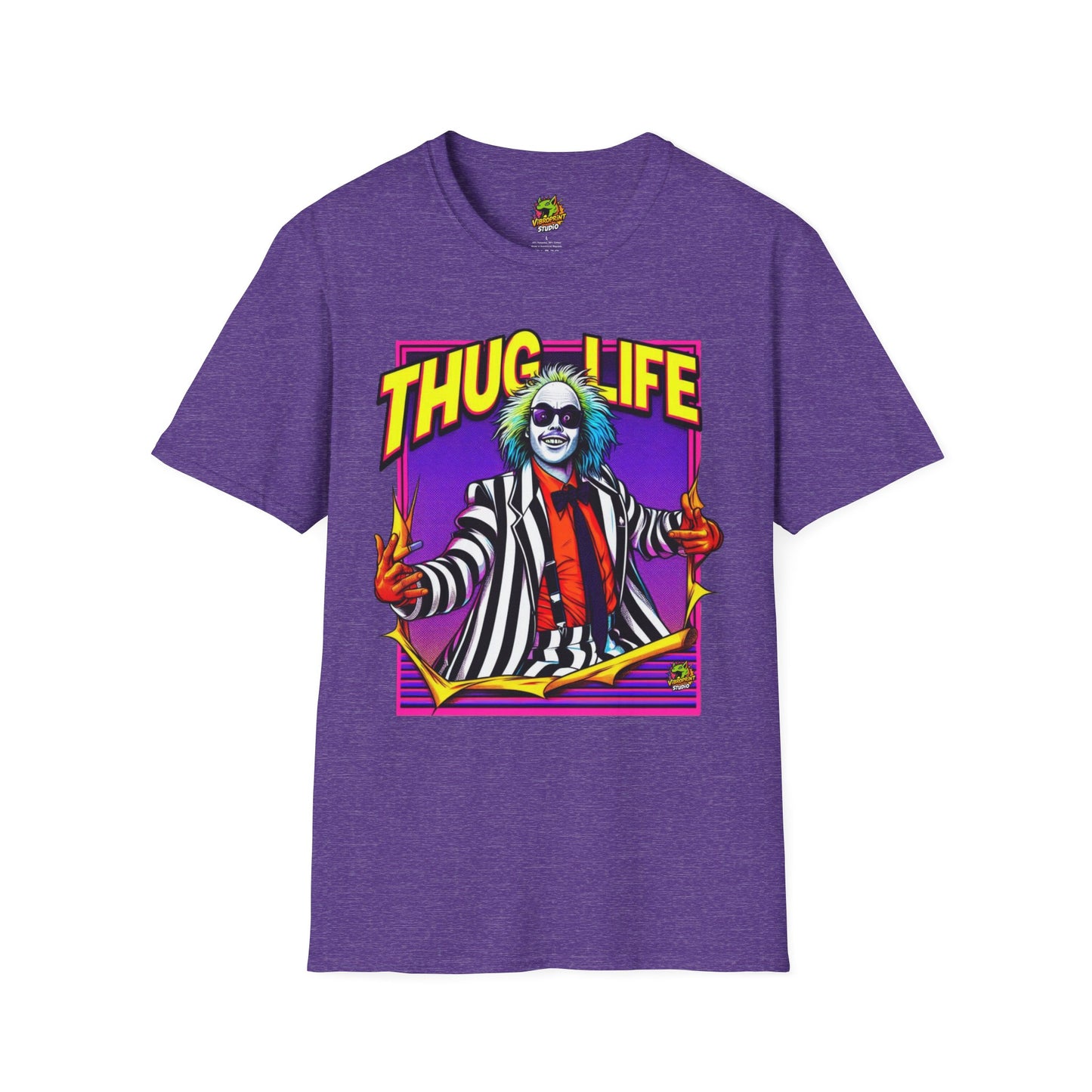 Thug - Beetlejuice Shirt | Thug Life Halloween T-Shirt | Creepy Beetlejuice Graphic Tee - custom-made. perfect gift idea. Order yours now and stand out with this exclusive piece!