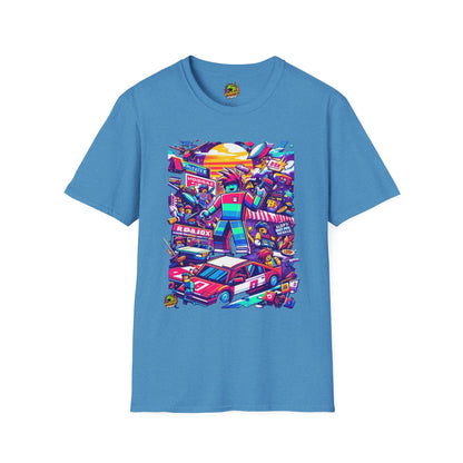 3D Blocky Roblox Meme Tee - Colorful Design