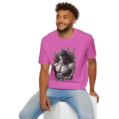 UFC T Shirt | Unleash Fierce Confidence | UFC Tee with Baki Anime Elements for Fitness Enthusiasts