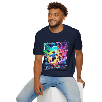 Cool Roblox Adventure Tee for Kids | Roblox Graphic T-Shirt | Roblox Clothing for Boys & Girls | Fun Gift for Roblox Fans