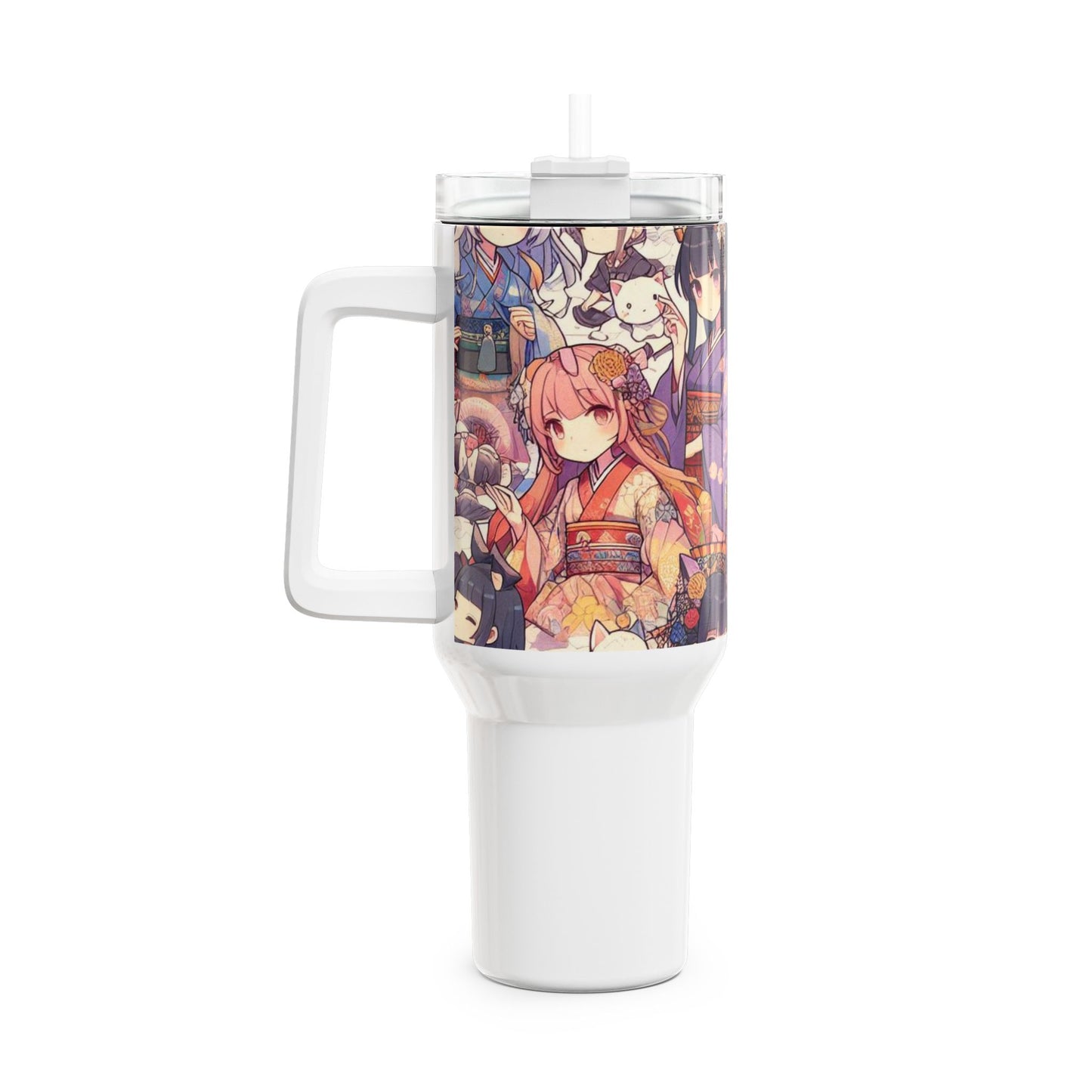 Tumbler - Stanley Tumbler | Colorful Anime and Geek Tumbler | Cartoon Themed Drinkware for Fans - premium material. perfect gift idea. Order yours now and stand out with this exclusive piece!