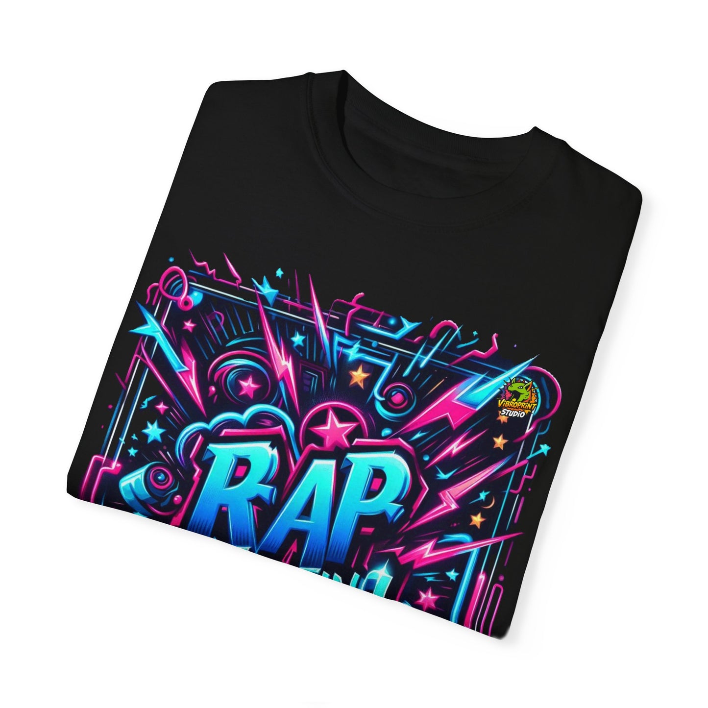 | - Bold Neon Graffiti Rapper Merch | Street Art Inspired Hip-Hop T-Shirt - premium material. limited stock. Order yours now and stand out with this exclusive piece!