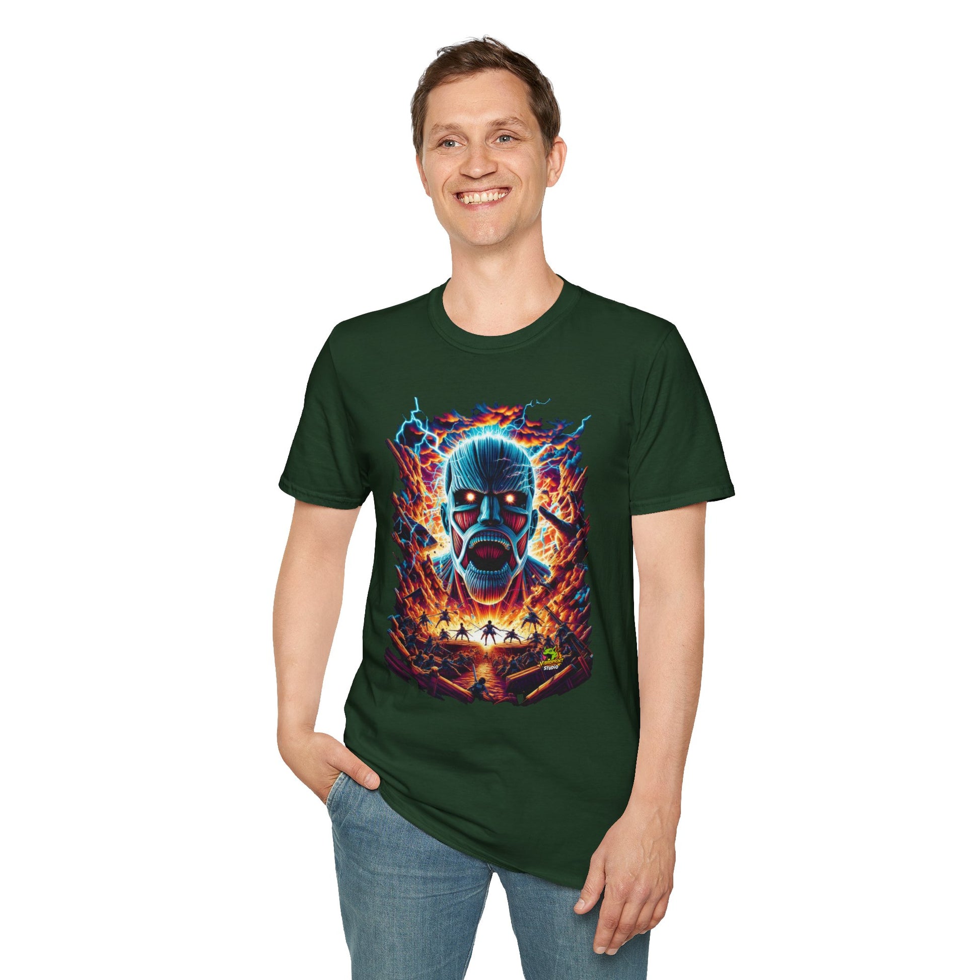 Eren Yeager Titan’s Ascension Tee | Attack on Titan Shirt | Shingeki - VibroPrint Studio