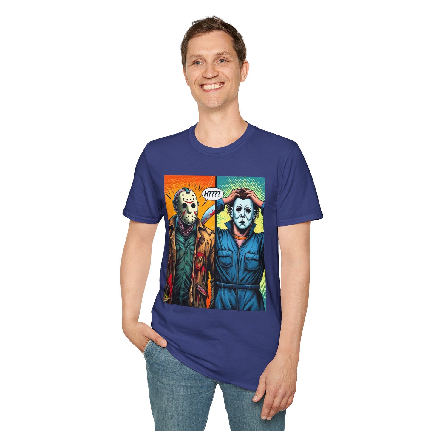 Jason Voorhees & Michael Myers Shirt | Funny Halloween Picnic Tee