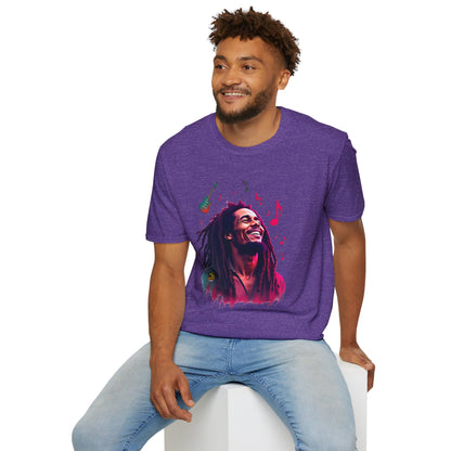 Bob - Bob Marley T-Shirt - Vibrant Rasta Revolution - custom-made. perfect gift idea. Order yours now and stand out with this exclusive piece!