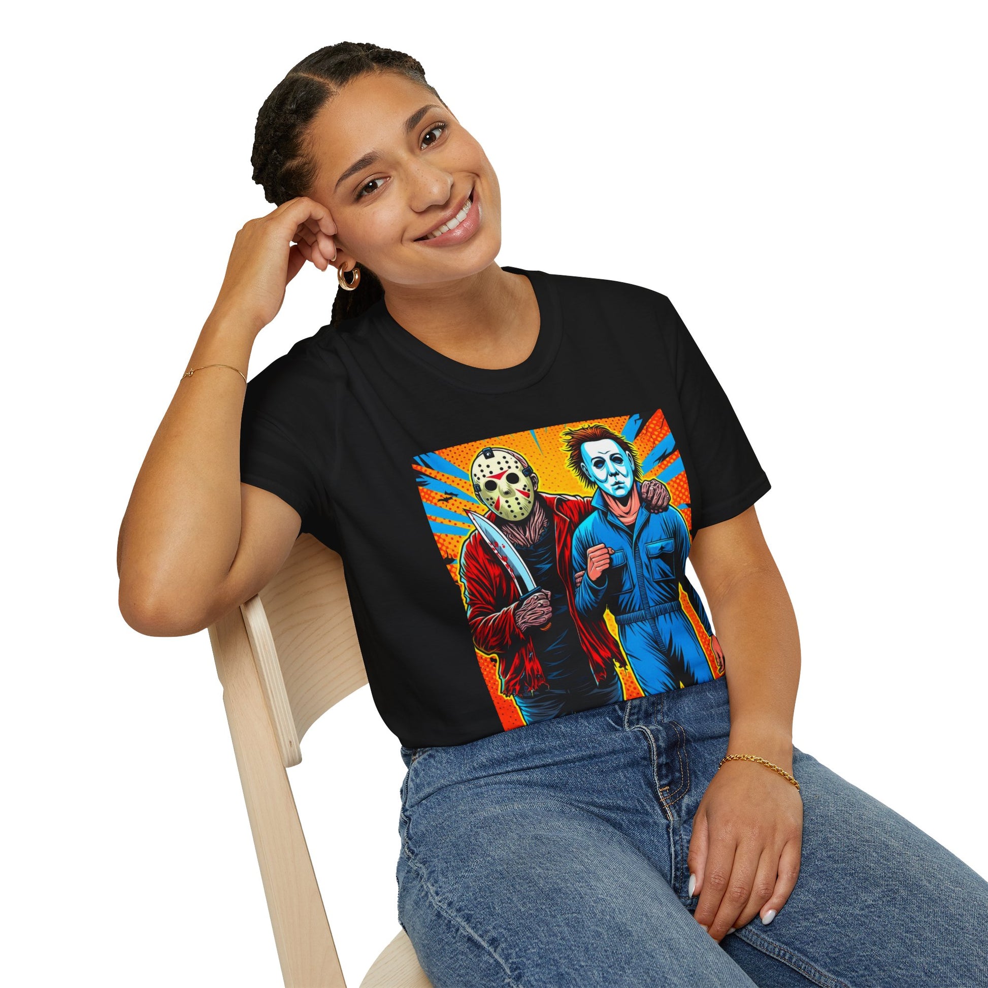 Michael - Jason Voorhees & Michael Myers Shirt | Funny Halloween Horror Tee - custom-made. limited stock. Order yours now and stand out with this exclusive piece!