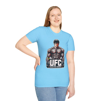 UFC T Shirt | Unleash Fierce Confidence | UFC Tee with Baki Anime Inspiration for Athletes