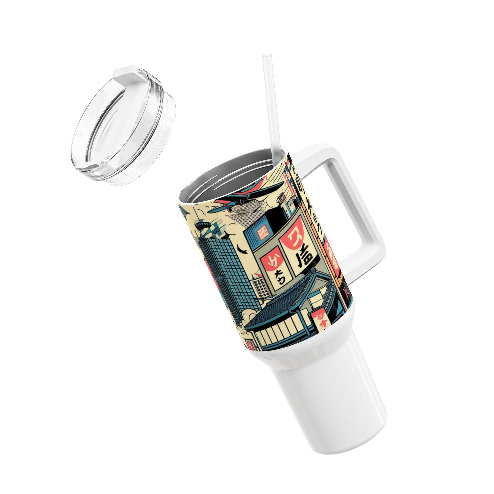 | - Stanley cup | Geek Themed Drinkware for Anime Fans | Colorful Cartoon Tumbler - custom-made. perfect gift idea. Order yours now and stand out with this exclusive piece!