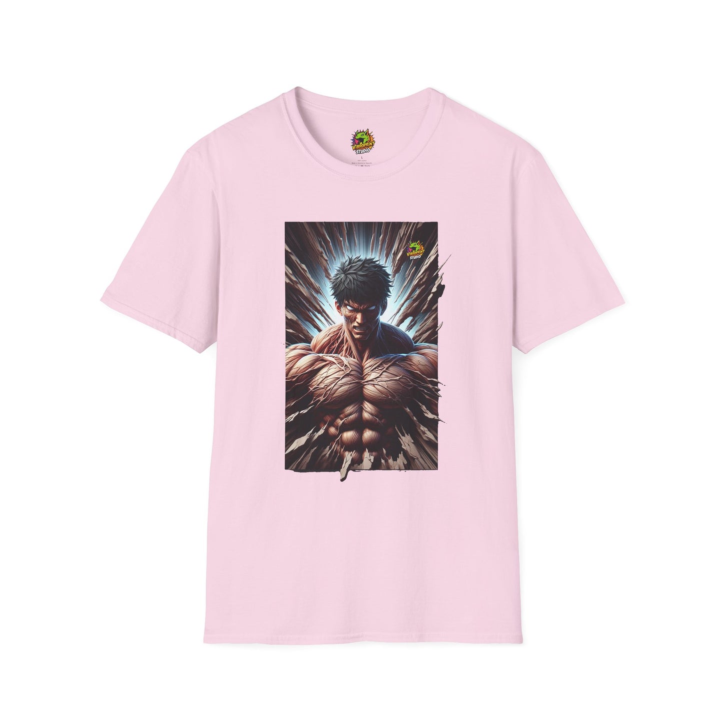 with - UFC T Shirt | Unleash Fierce Confidence | Motivational UFC Tee with Baki Anime Influence - premium material. limited stock. Order yours now and stand out with this exclusive piece!