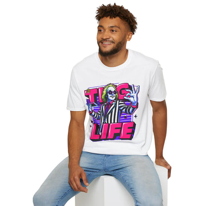 exclusive - Beetlejuice Shirt | Thug Life Halloween Graphic Tee | Spooky Beetlejuice T-Shirt - custom-made. limited stock. Order yours now and stand out with this exclusive piece!