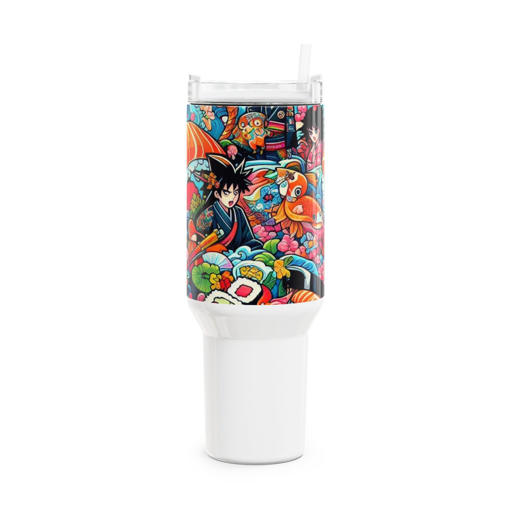 Stanley cup | Geek Tumbler for Cartoon Lovers | Colorful Anime Fans Drinkware - High Quality Image