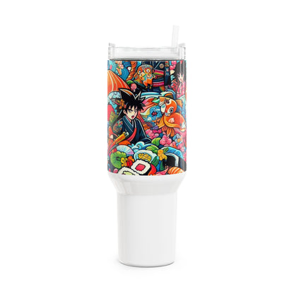 Stanley cup | Geek Tumbler for Cartoon Lovers | Colorful Anime Fans Drinkware - High Quality Image