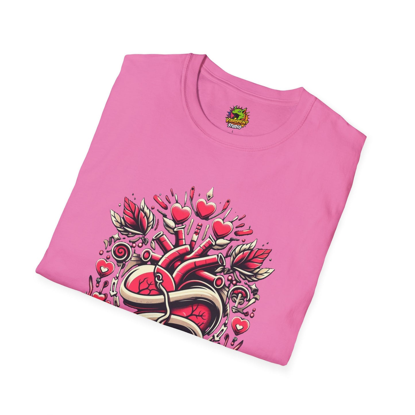 Red Valentine's Day Soft T-Shirt - Unisex Gift Tee