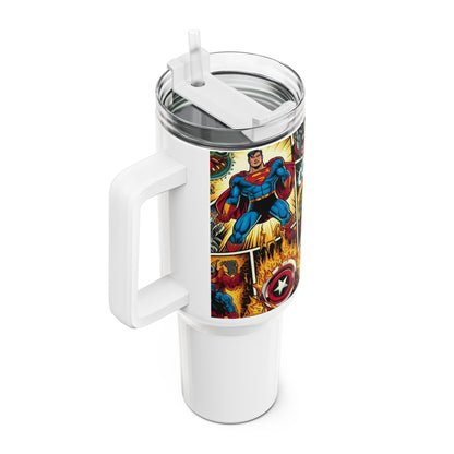 Comics - Stanley Comics Themed Tumbler | Colorful Drinkware for Anime and Pop Culture Fans | Geek Tumbler - premium material. limited stock. Order yours now and stand out with this exclusive piece!