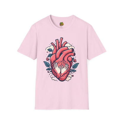 Valentine's Day Unisex Softstyle T-Shirt - Red - Comfortable casual tee