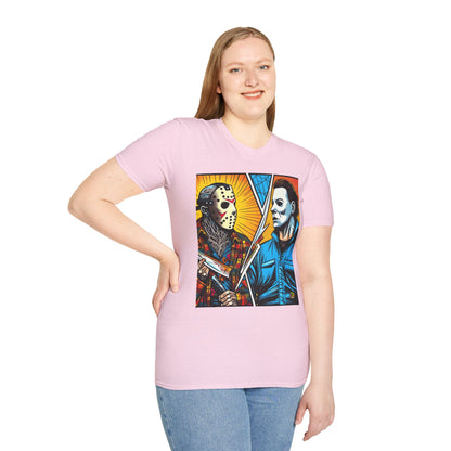 Jason & Michael Halloween Shirt | Funny Vintage Horror Tee