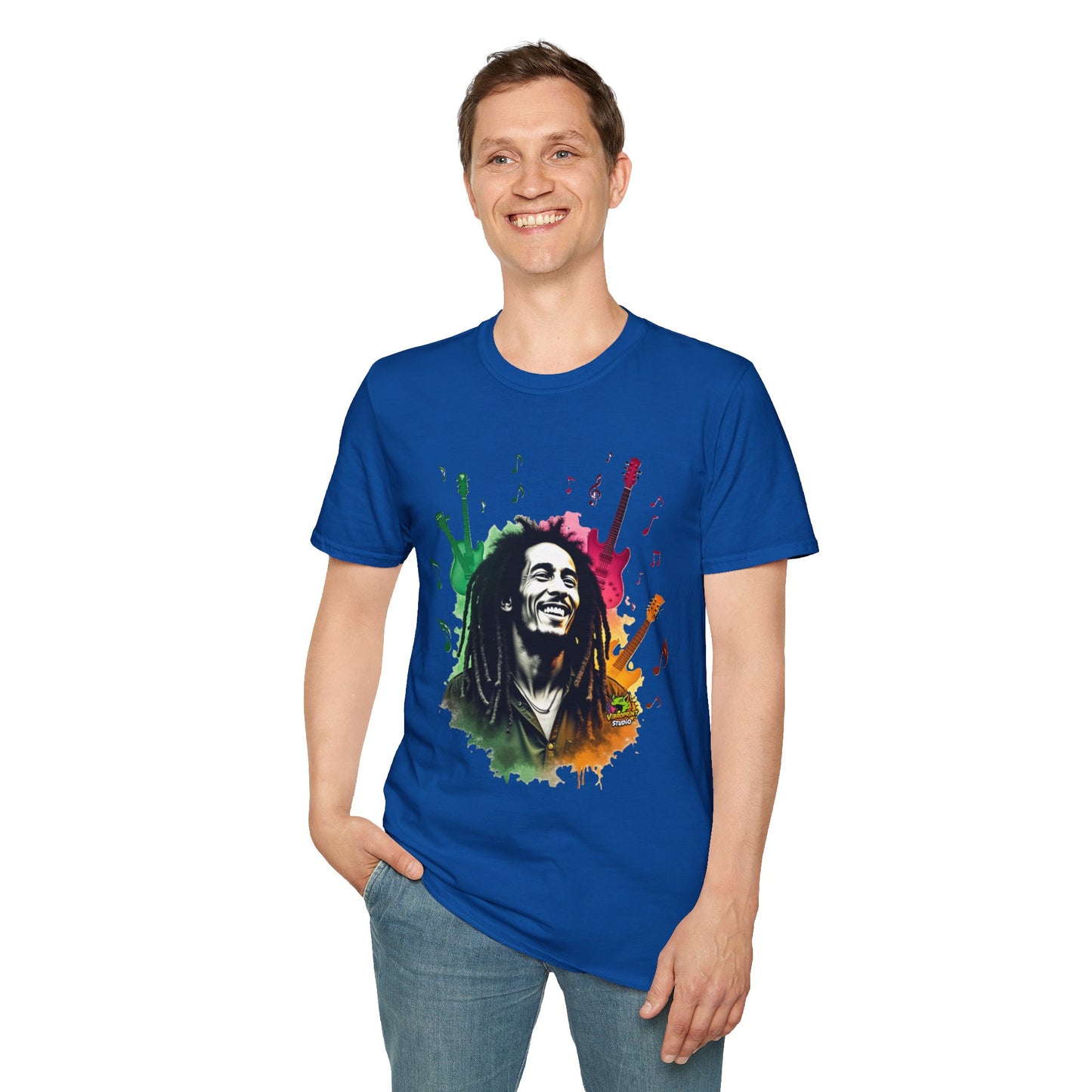 Icon - Bob Marley T-Shirt - Reggae Icon - custom-made. limited stock. Order yours now and stand out with this exclusive piece!