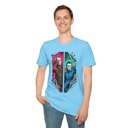 Michael Myers Vintage Shirt | Jason Voorhees Funny Picnic Scene Tee