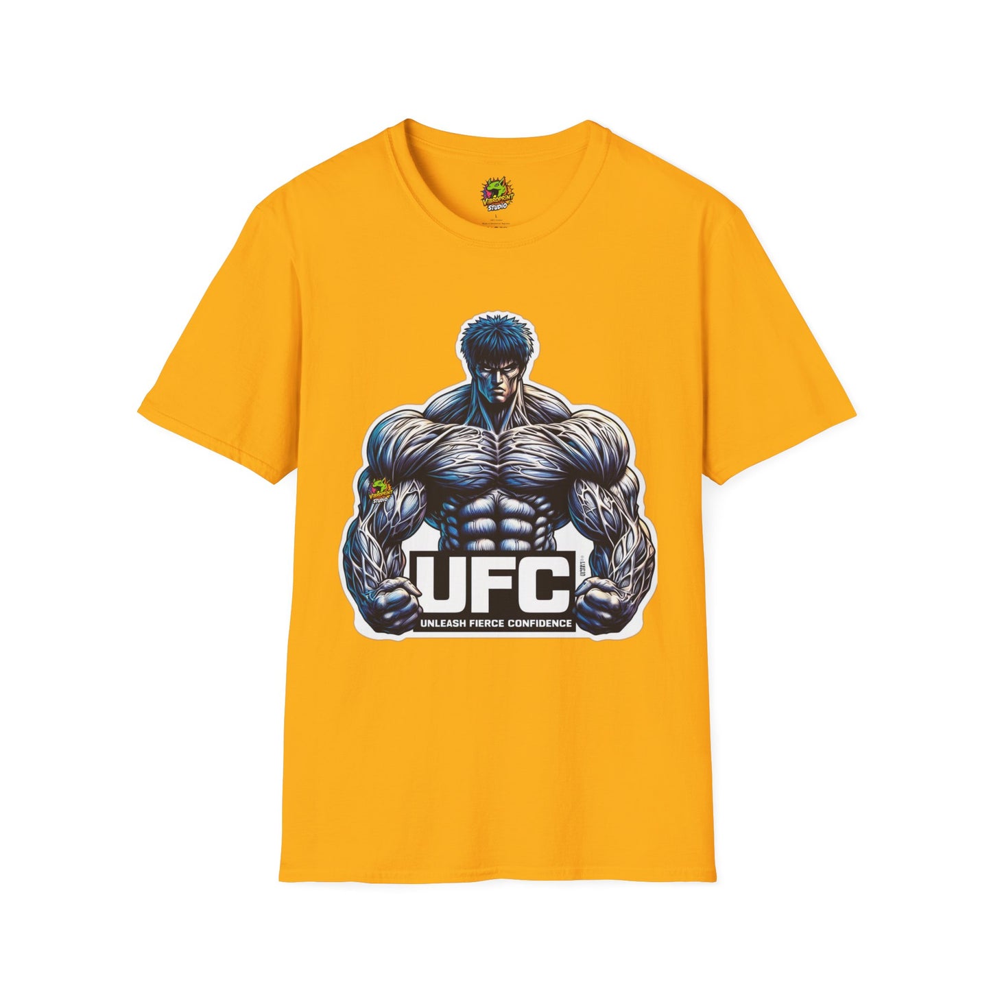 Inspiration - UFC T Shirt | Unleash Fierce Confidence | Motivational UFC Tee with Baki Anime Inspiration for Gym - premium material. limited stock. Order yours now and stand out with this exclusive piece!