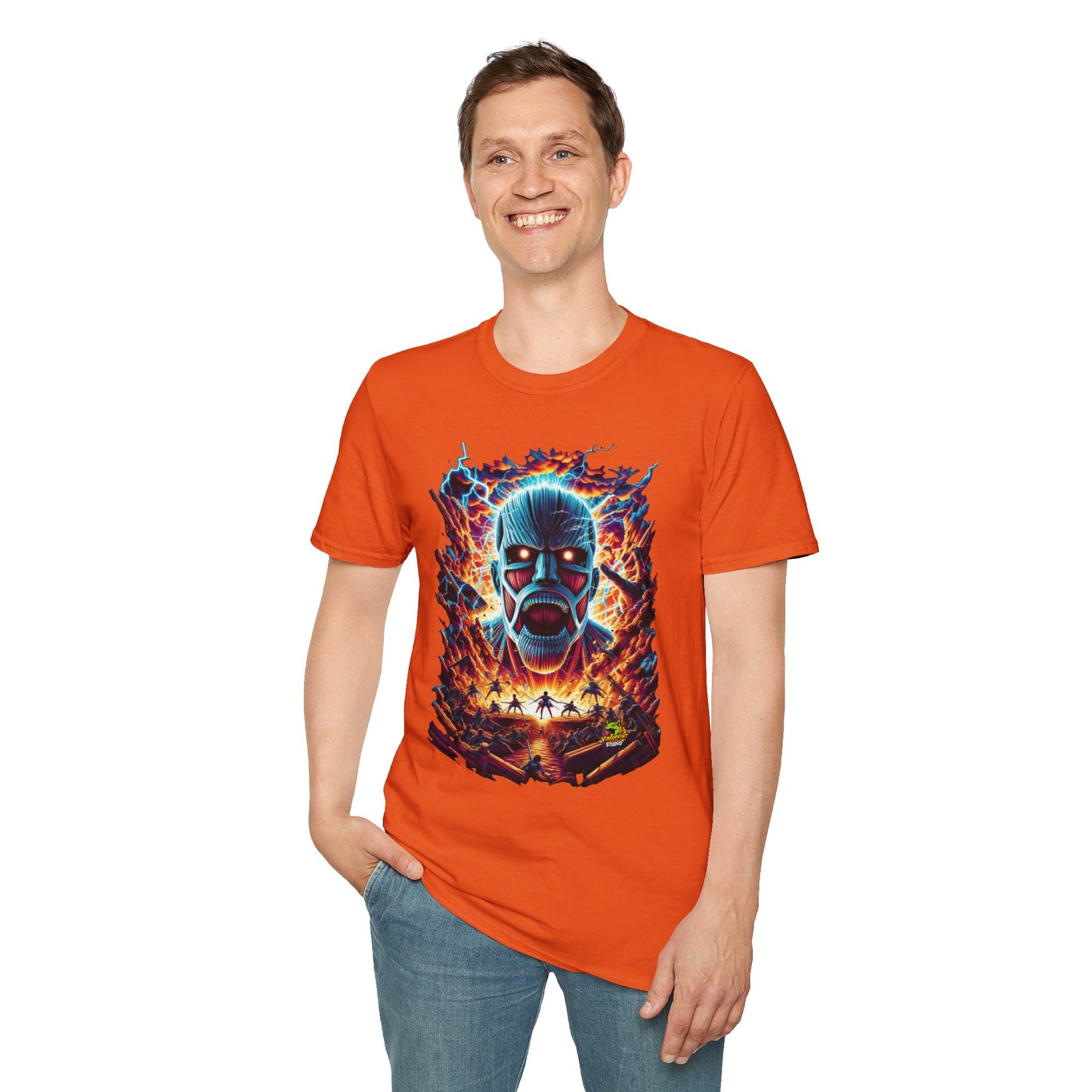 Titan - Eren Yeager Titan’s Ascension Tee | Attack on Titan Shirt | Shingeki - premium material. perfect gift idea. Order yours now and stand out with this exclusive piece!