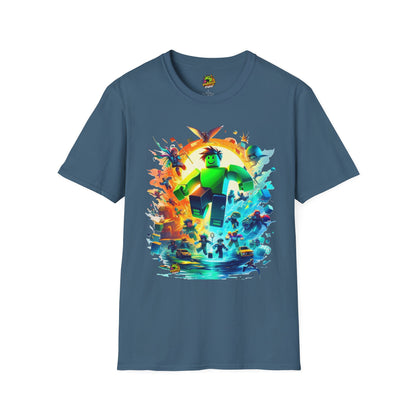 Kids - Cool Roblox Adventure T-Shirt for Kids | Roblox Graphic Tee | Roblox Inspired Shirt for Boys & Girls | Fun Roblox Gift - custom-made. perfect gift idea. Order yours now and stand out with this exclusive piece!