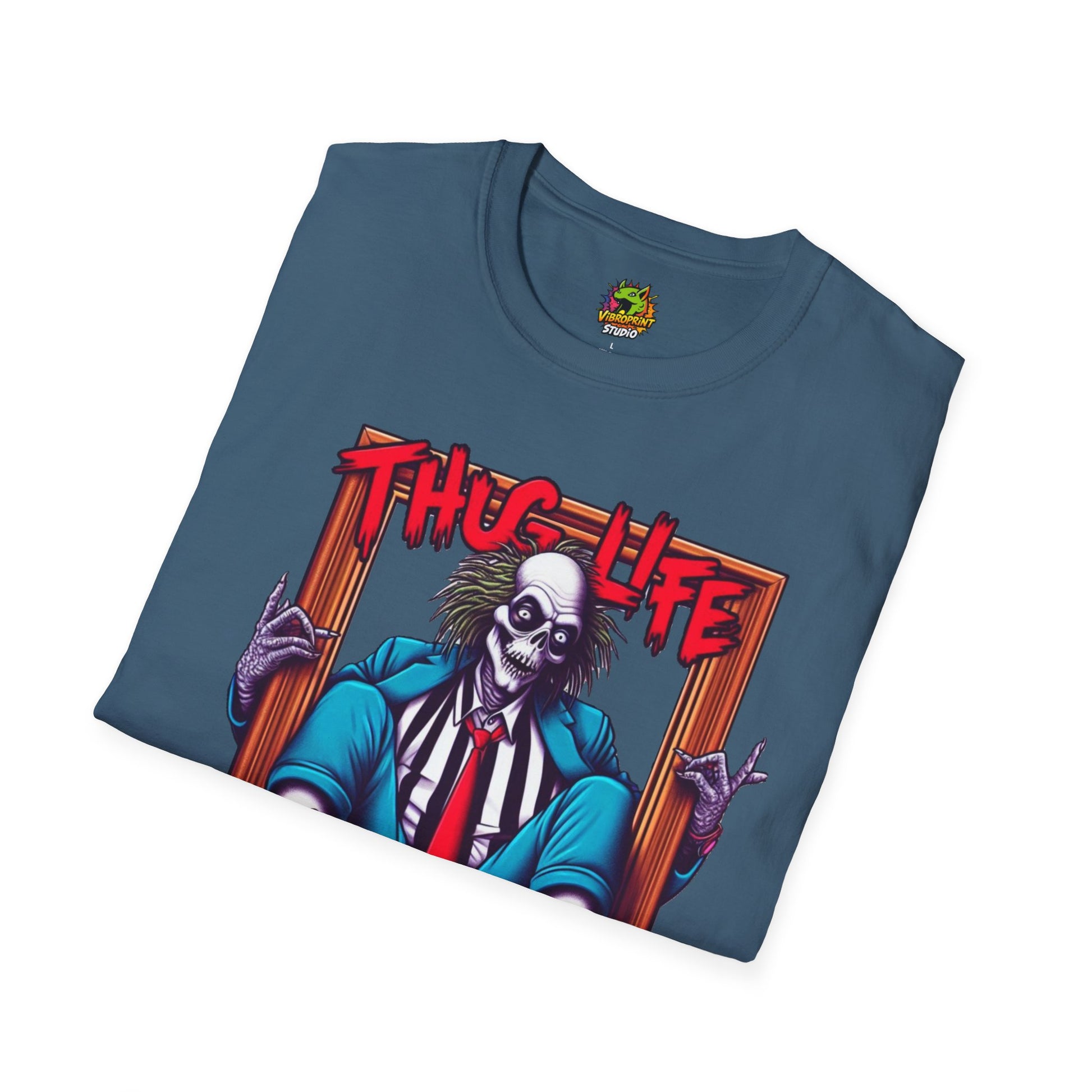 high-quality - Beetlejuice Shirt | Thug Life Inspired Tee | Halloween Graphic T-Shirt | Spooky Beetlejuice Style - premium material. perfect gift idea. Order yours now and stand out with this exclusive piece!