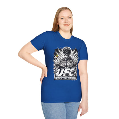 UFC - UFC T Shirt | Unleash Fierce Confidence | UFC Tee with Baki Anime T Shirt Motivation - custom-made. limited stock. Order yours now and stand out with this exclusive piece!