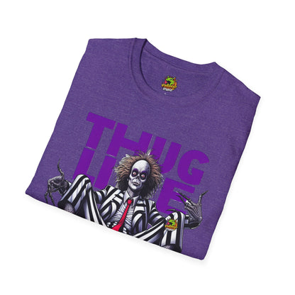 Fans - Beetlejuice Shirt | Thug Life Halloween Tee | Classic Beetlejuice Graphic T-Shirt for Fans - premium material. limited stock. Order yours now and stand out with this exclusive piece!