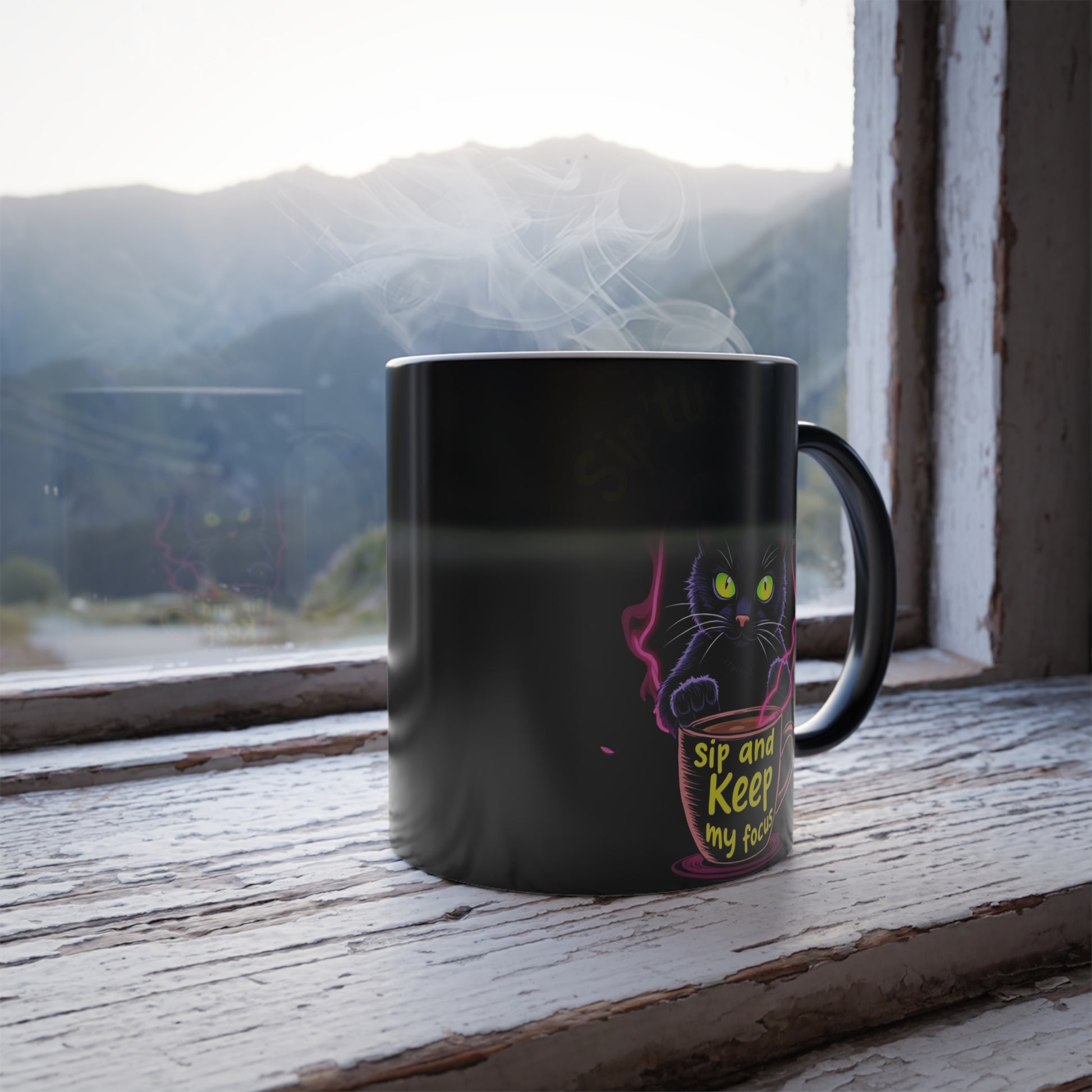 | - Hocus Pocus Mug | Witchy Heat Reveal Mug | Halloween Coffee Cup | - custom-made. limited stock. Order yours now and stand out with this exclusive piece!