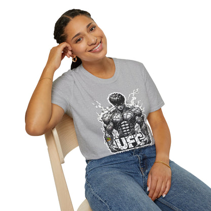 UFC T Shirt | Unleash Fierce Confidence | UFC Tee with Baki Anime Inspiration for Athletes