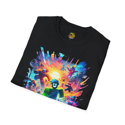 Trendy Roblox T-Shirt for Boys & Girls | Roblox Kids Clothing | Roblox Adventure Graphic Tee | Cool Gift for Roblox Fans