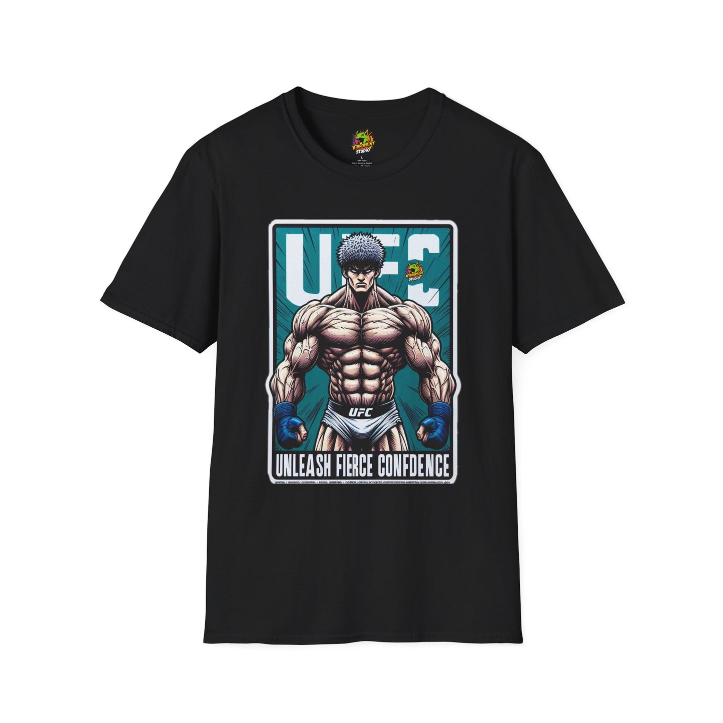 UFC T Shirt | Unleash Fierce Confidence | UFC Tee for Gym and Baki Anime Fans - High Quality Image