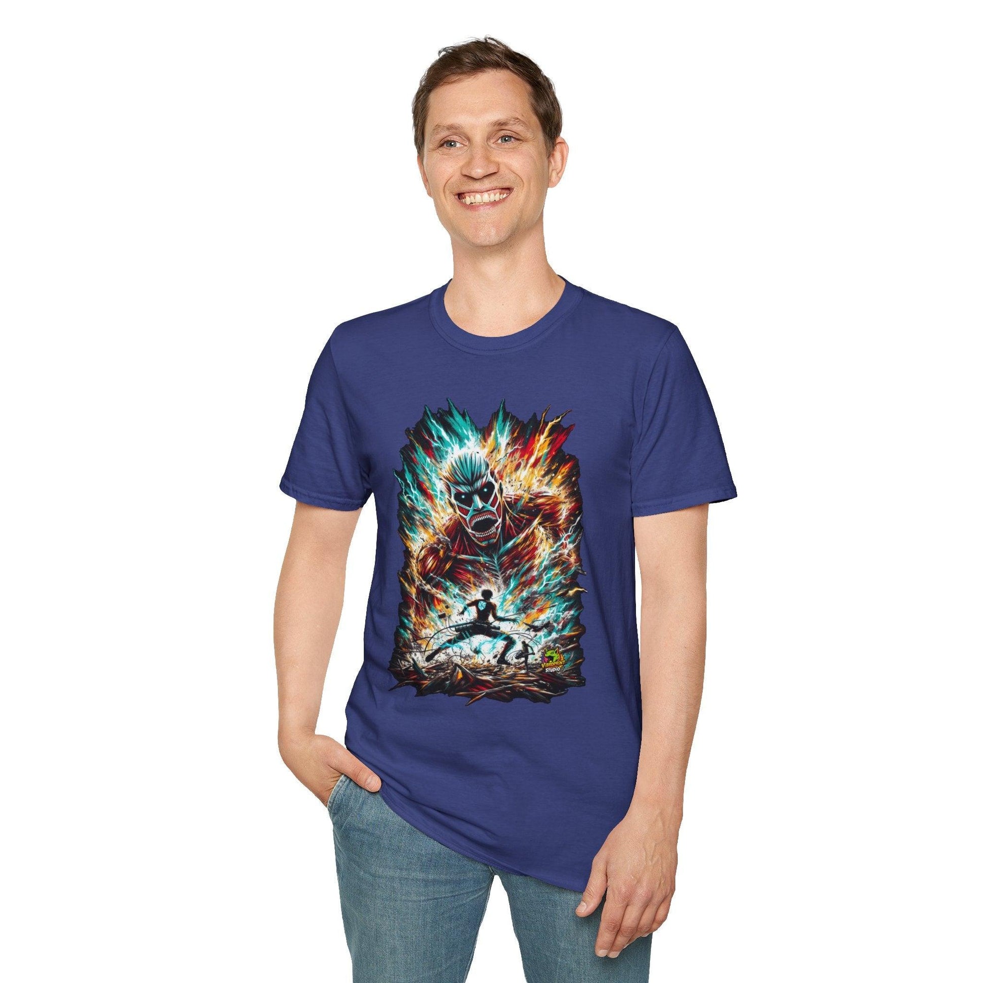 Eren Yeager Titan’s Power Tee | Attack on Titan Shirt | Shingeki no - VibroPrint Studio