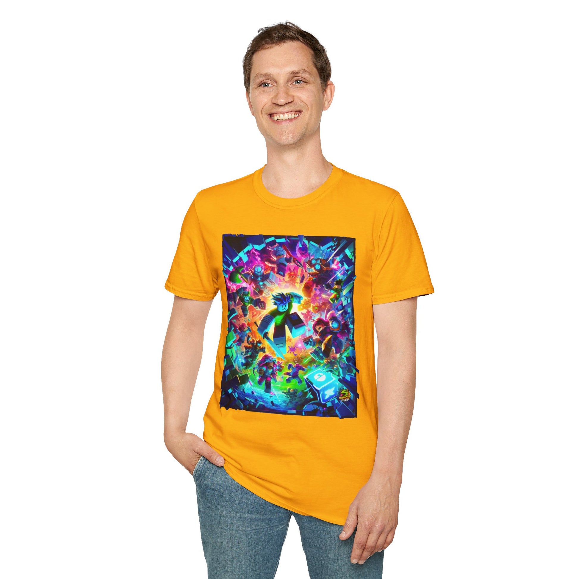 premium - Stylish Roblox Gamer Tee for Teens | Roblox Clothing for Kids | Roblox Graphic Shirt | Fun Roblox Birthday Gift - Order yours now and stand out with this exclusive piece!