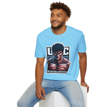 UFC T Shirt | Unleash Fierce Confidence | UFC Tee with Baki Anime Strength