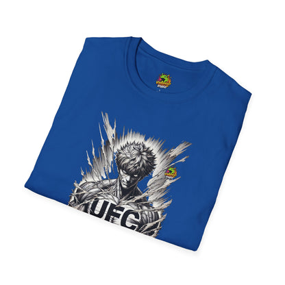 with - UFC T Shirt | Unleash Fierce Confidence | UFC Tee with Baki Anime T Shirt Inspiration - custom-made. limited stock. Order yours now and stand out with this exclusive piece!