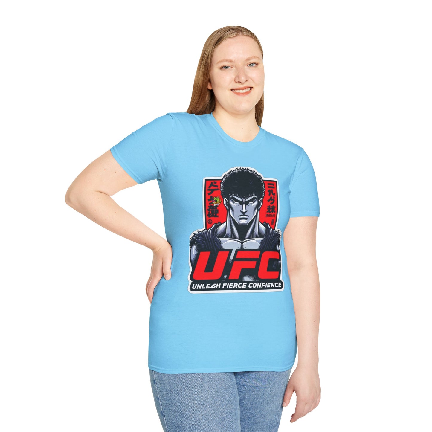 UFC T Shirt | Unleash Fierce Confidence | UFC Tee with Baki Anime Style