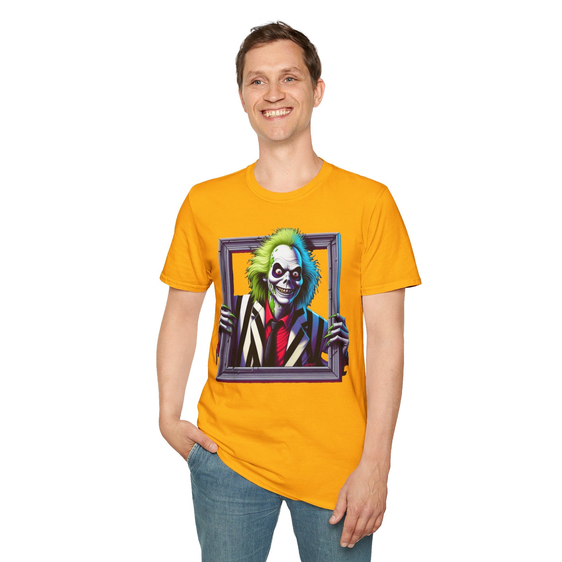 Inspired - Beetlejuice Shirt | Beetlejuice Halloween Tee | Beetlejuice Inspired Tee | Funny Beetlejuice Shirt - premium material. limited stock. Order yours now and stand out with this exclusive piece!