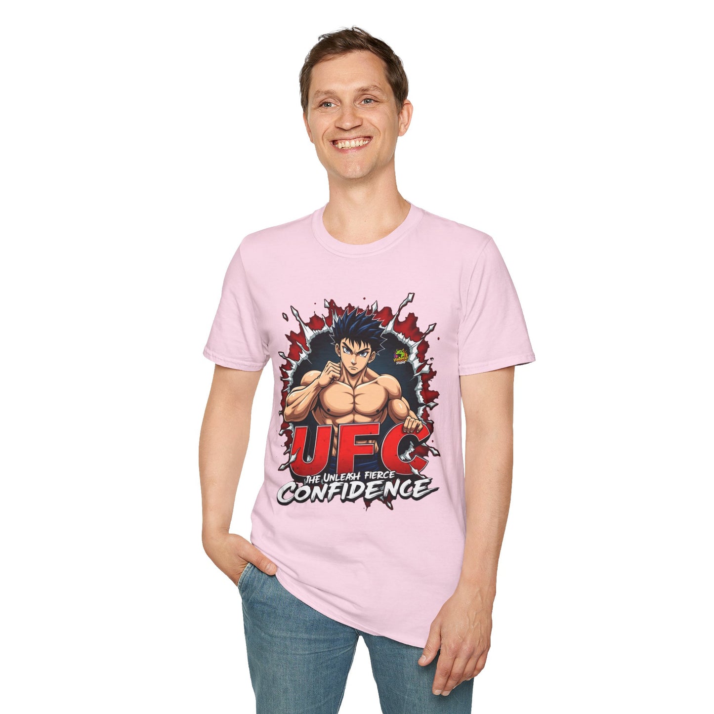 UFC T Shirt | Unleash Fierce Confidence | UFC Tee Inspired by Baki Anime for Fitness Enthusiasts