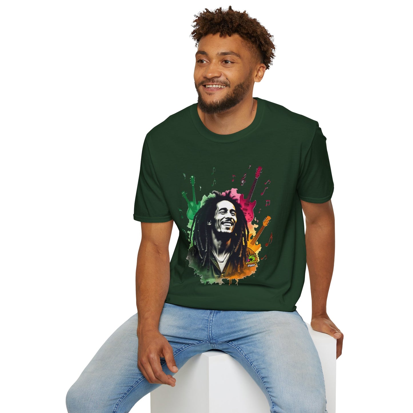 Bob Marley T-Shirt - Reggae Icon - VibroPrint Studio