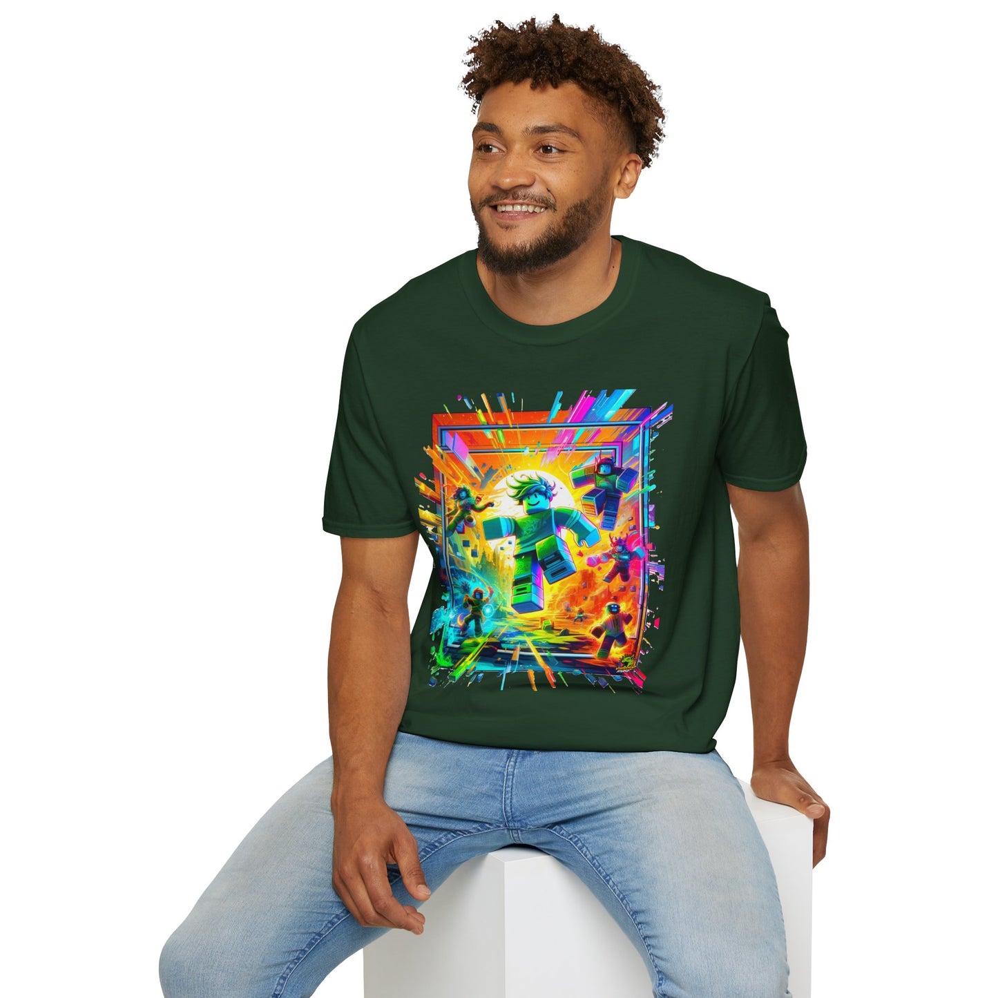 Unique Roblox Game Tee for Boys & Girls | Roblox Avatar Graphic T-Shirt | Cool Roblox Clothing | Perfect Roblox Gift