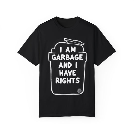 Garbage Rights T-Shirt - Patriotic Trump Campaign Tee with Bold Slogan and American Spirit - High Quality Image