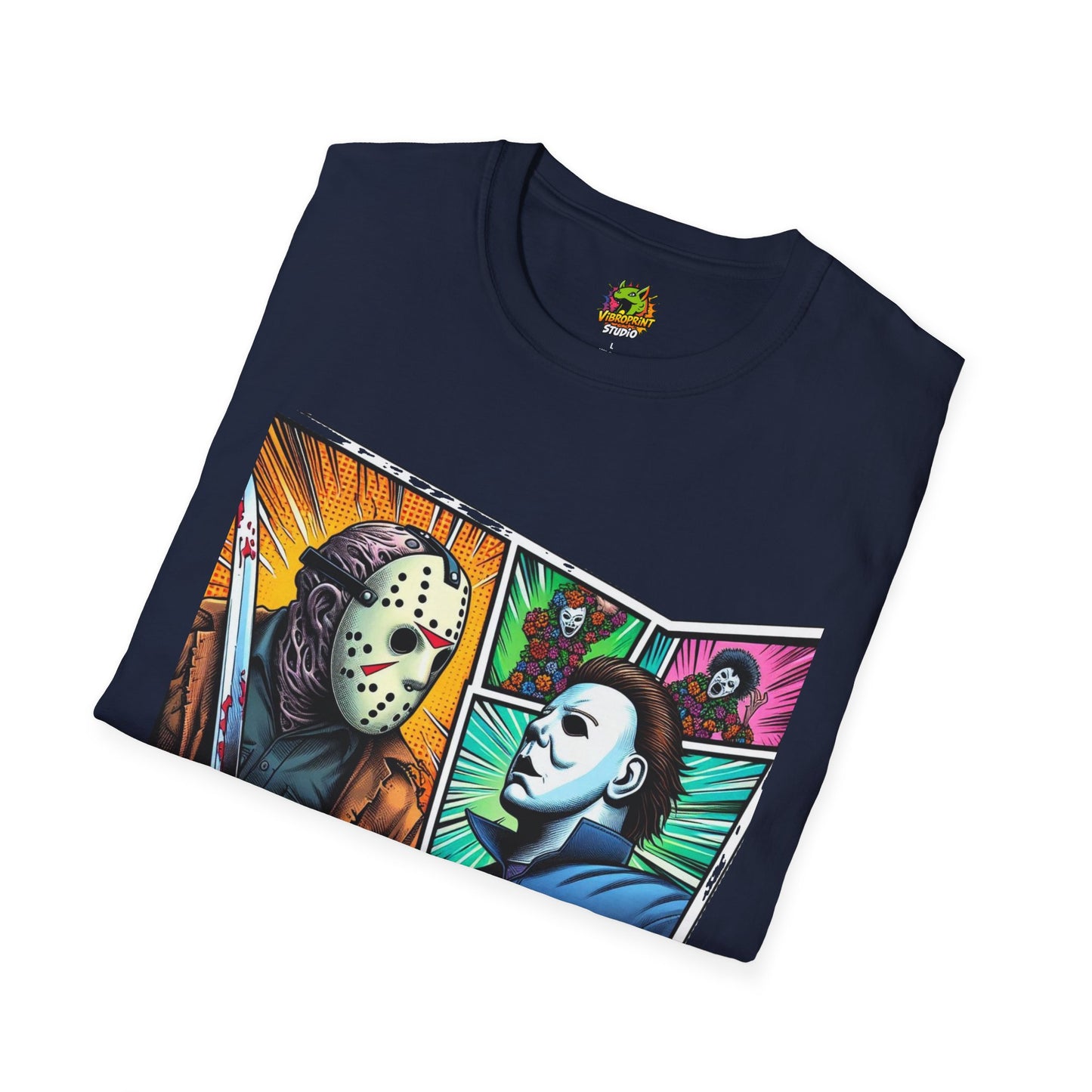 product - Jason Voorhees & Michael Myers Shirt | Funny Vintage Halloween Tee - custom-made. perfect gift idea. Order yours now and stand out with this exclusive piece!