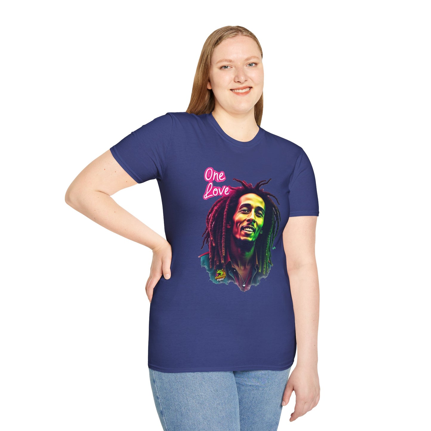 Bob Marley T-Shirt - Lion of Judah - VibroPrint Studio