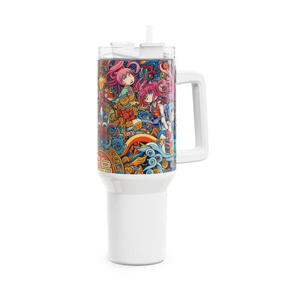 Tumbler - Stanley cup | Anime Geek Drinkware | Colorful Cartoon Tumbler - custom-made. perfect gift idea. Order yours now and stand out with this exclusive piece!