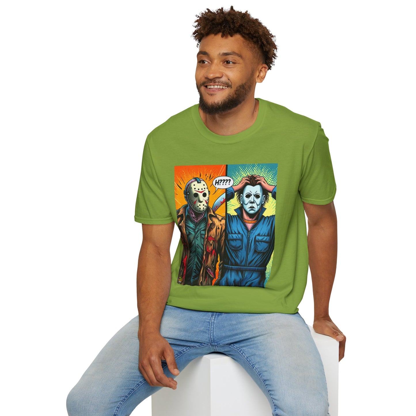 Jason Voorhees & Michael Myers Shirt | Funny Halloween Picnic Tee