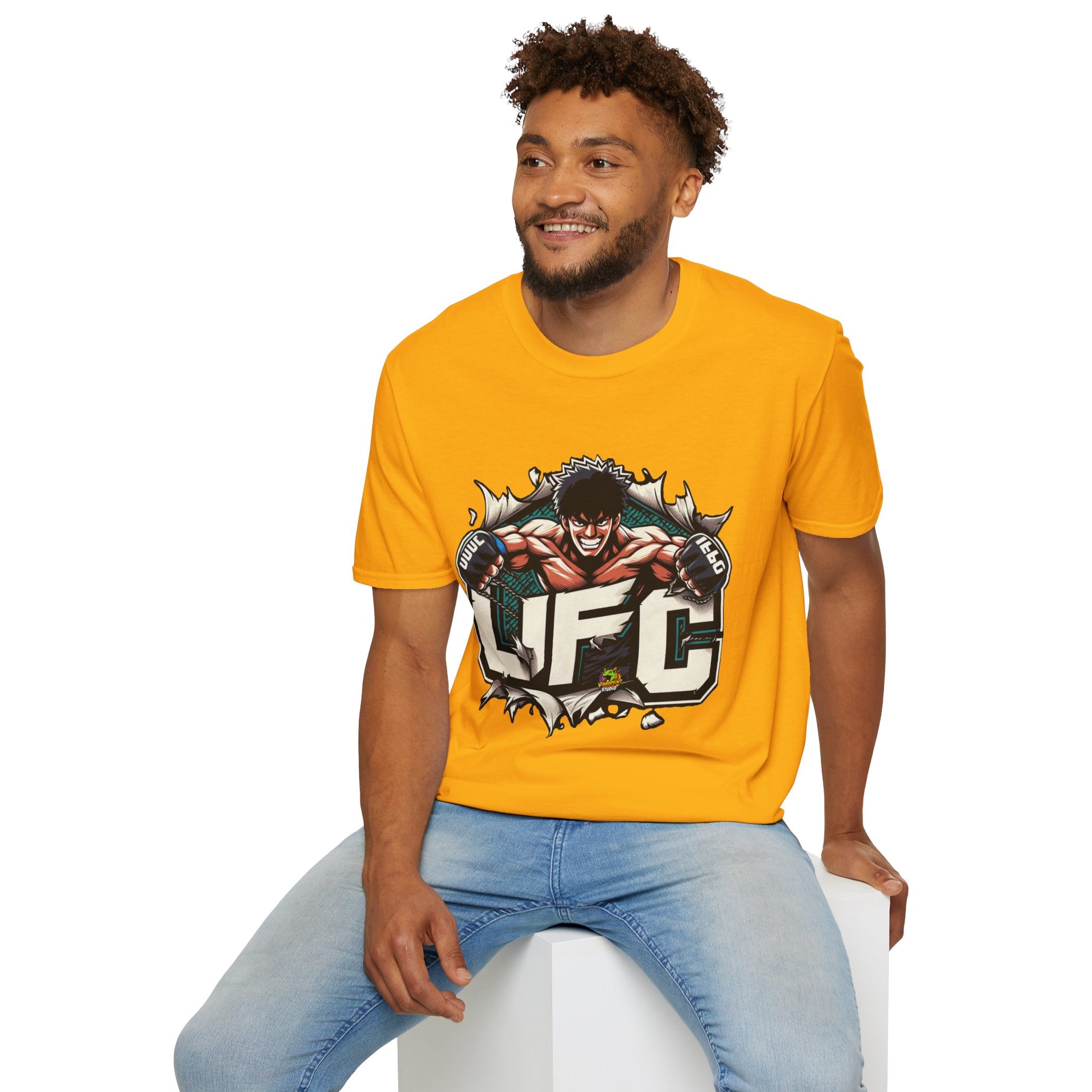 spooky season fashion - UFC T Shirt | Unleash Fierce Confidence | Motivational UFC Tee Shirts - gift for horror fans. limited edition vintage horror design. Order yours now and stand out with this exclusive piece!