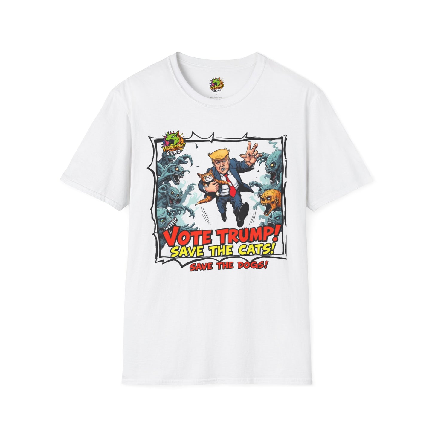 the - They're Eating the Dogs Tee | Trump Election Satire Shirt | Funny Political Meme T-Shirt - custom-made. limited stock. Order yours now and stand out with this exclusive piece!