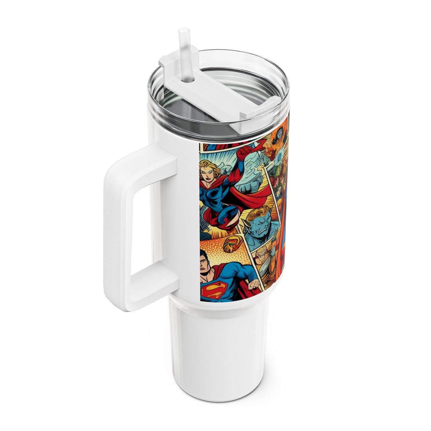 Colorful - Stanley cup | Colorful Comics and Anime Geek Drinkware | Cartoon Tumbler for Fans - premium material. limited stock. Order yours now and stand out with this exclusive piece!