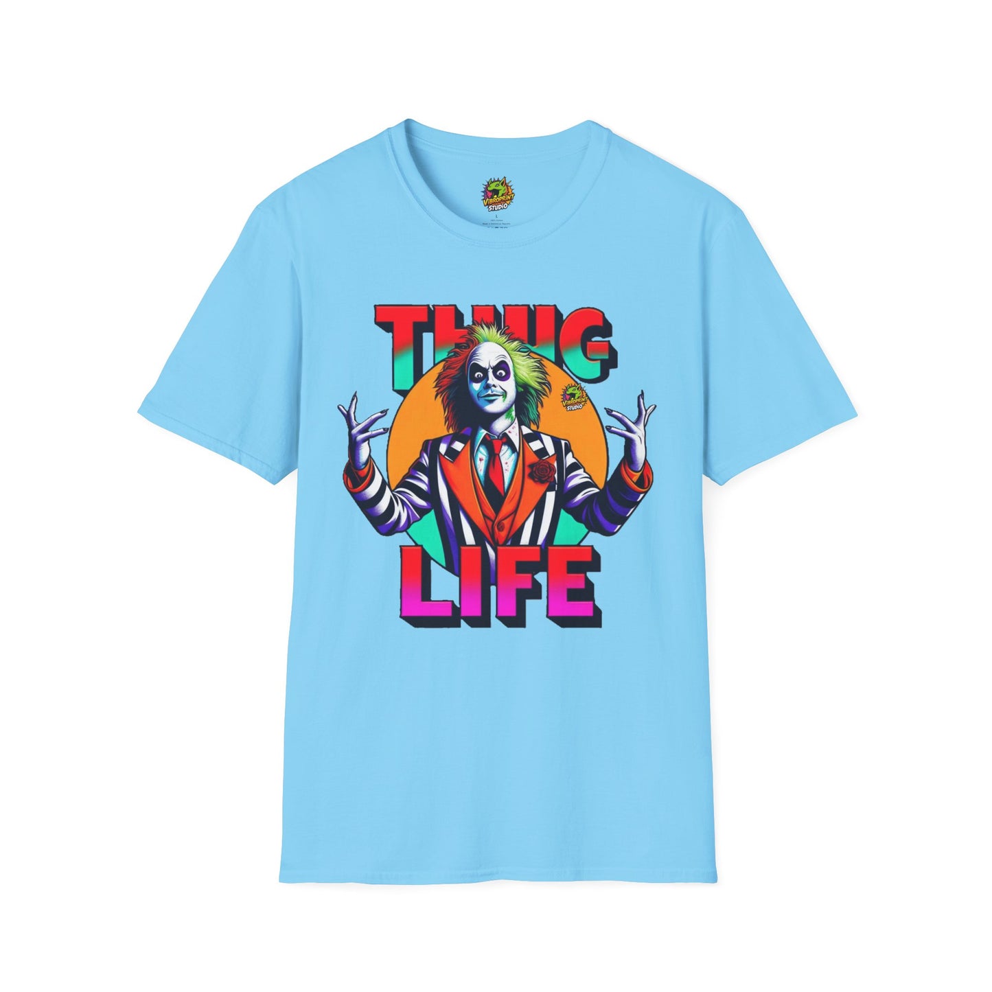 Beetlejuice - Beetlejuice Shirt | Thug Life Halloween T-Shirt | Creepy Beetlejuice Graphic Tee - custom-made. limited stock. Order yours now and stand out with this exclusive piece!